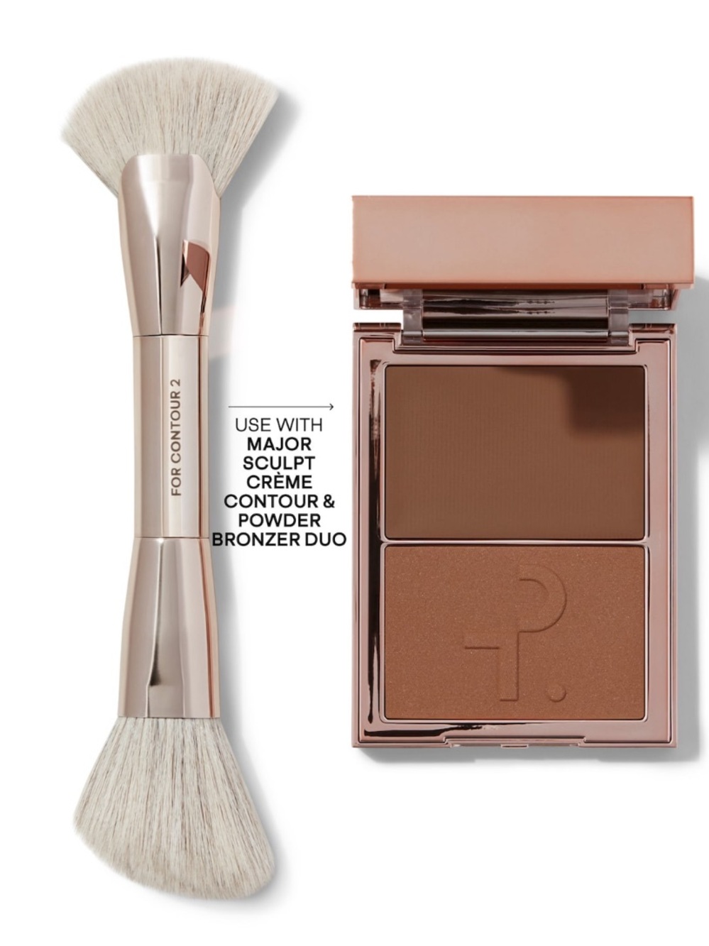 Patrick Ta MAJOR SCULPT DUAL-ENDED SCULPTING BRUSH.# 2 contour New. - Picture 2 of 5